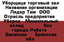 Уборщица торговый зал › Название организации ­ Лидер Тим, ООО › Отрасль предприятия ­ Уборка › Минимальный оклад ­ 27 200 - Все города Работа » Вакансии   . Брянская обл.